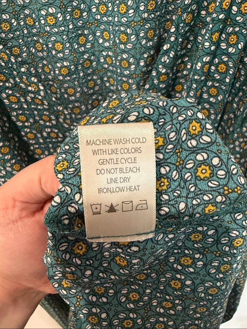 Max Studio Dark Teal Print Maxi Dress - Picture 13 of 15